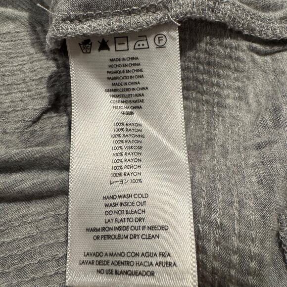 MICHAEL Michael Kors Womens Dress Sequin Stripe Short Sleeve Gray Size Small KQ - Picture 3 of 4